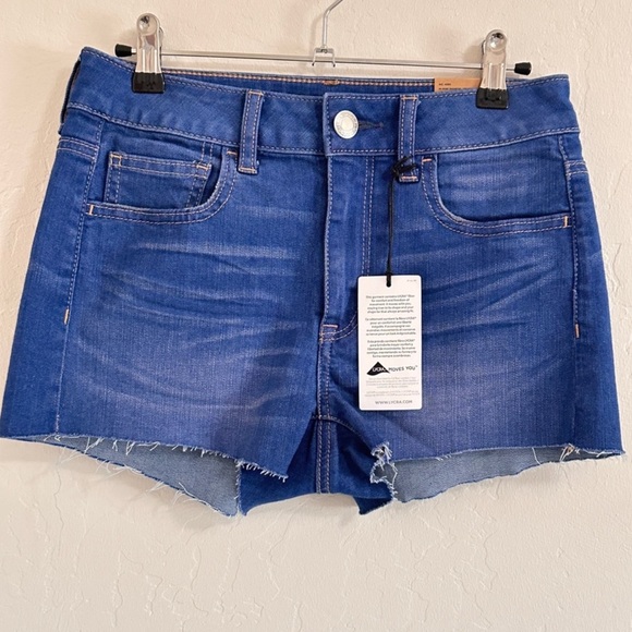 🆕 American Eagle High-Rise Shortie. Super Stretch. Size 4 - NWT - Picture 2 of 11